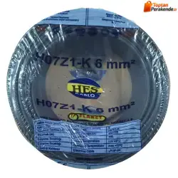 Hes Nyaf Kablo 6 mm² Siyah ( H07Z1-K )